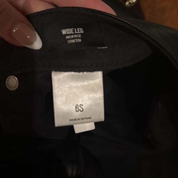 Black faux leather pants - Picture 5 of 7